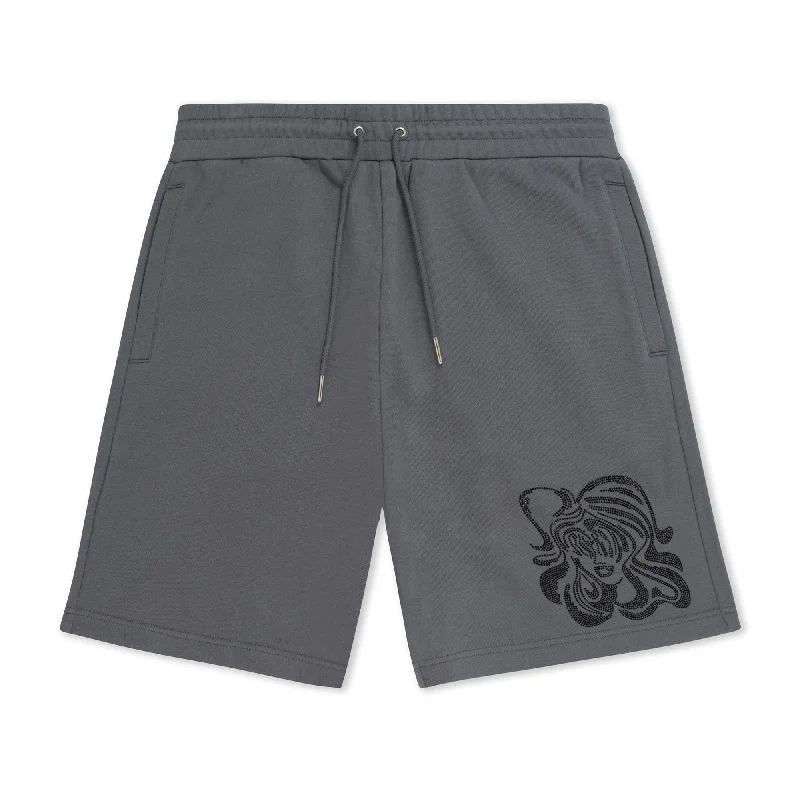 Men's Relaxed-Fit Pants for ComfortBeautiful Trip Sweatshorts (Charcoal)