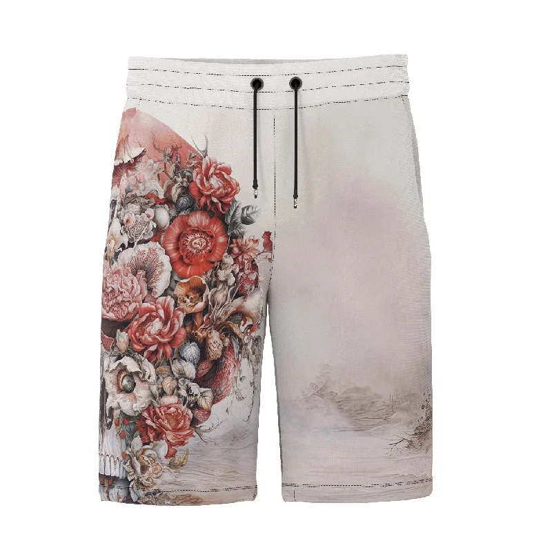 Men's Pants with Adjustable CuffsBloom of Mortality Shorts