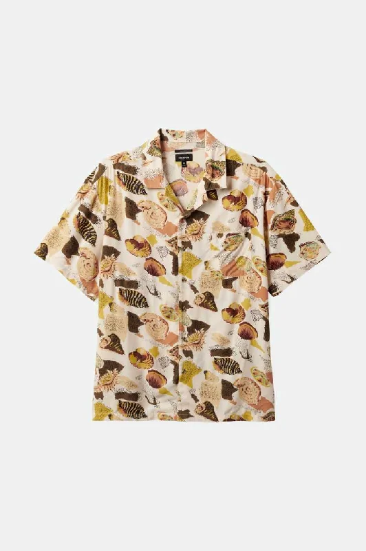 Men's Minimalist Shirts for a Clean LookBunker Reserve S/S Camp Collar Woven Shirt - Multi Color Shell