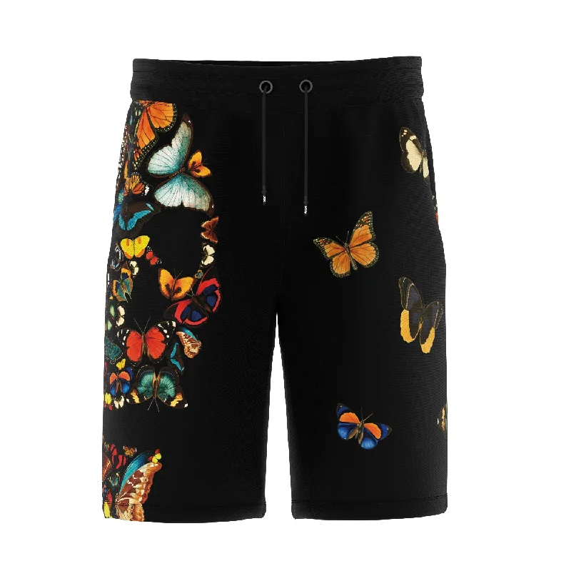 Men's Tailored Pants for a Sharp AppearanceButterfly Skull Shorts