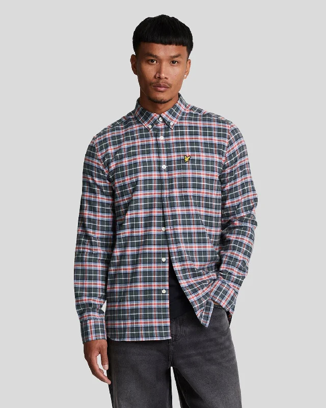 Men's Patterned Dress Shirts for a Unique TwistCheck Flannel Shirt