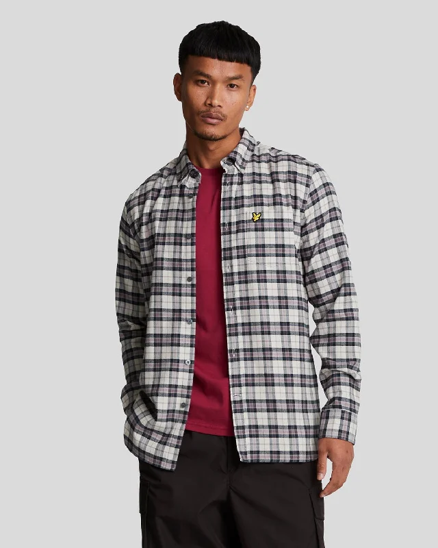 Men's Long-Sleeve Shirts for Year-Round WearCheck Flannel Shirt