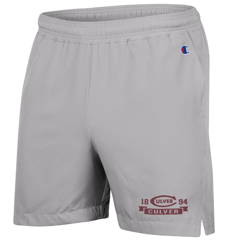 Men's Pants with Stain-Resistant Treatment1894 Champion Woven Short - Manhattan Mist Grey