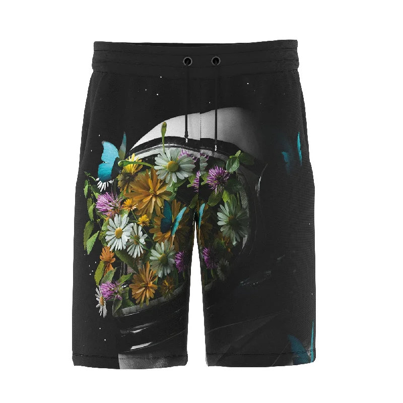 Men's Yoga Pants for FlexibilityFlower Face Shorts