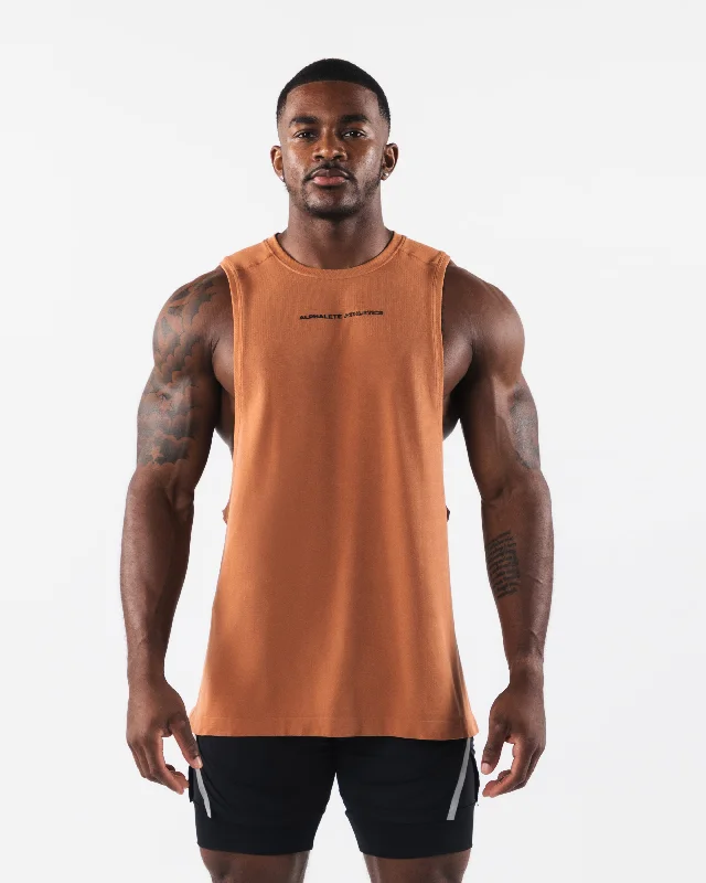 Men's Shirts with Ruffled HemlinesAA Airtech Cutoff - Alloy Orange