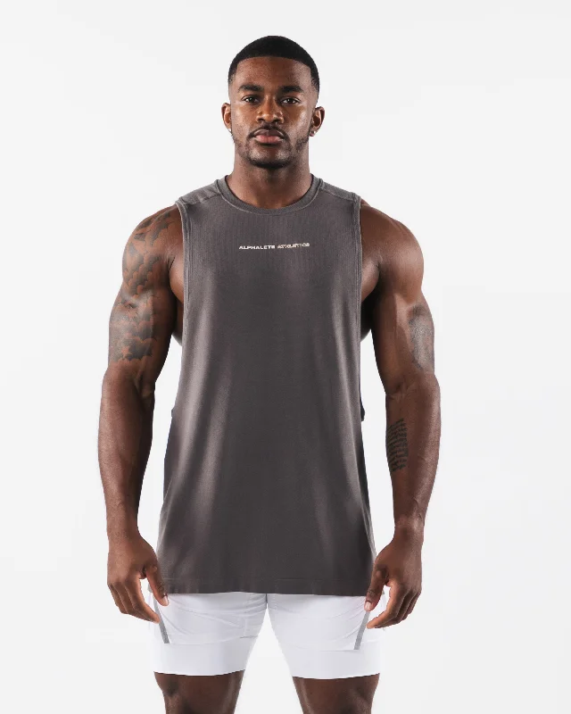 Men's Shirts with Velcro ClosuresAA Airtech Cutoff - Dusty Concrete