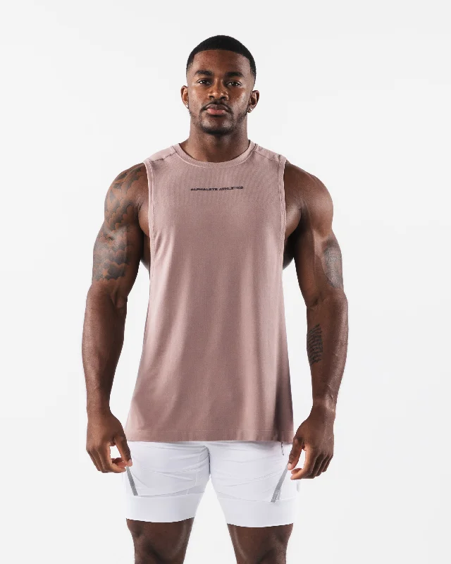 Men's Shirts with Surplice HemlinesAA Airtech Cutoff - Porcelain