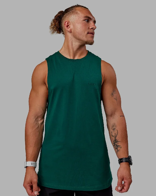 Men's Shirts with High NecksDeluxe PimaFLX Tank - Deep Emerald