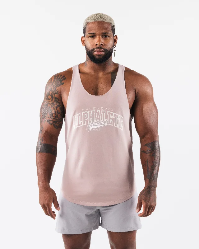 Men's Shirts with Mock NecksStadium Raw Cut Tank - Porcelain