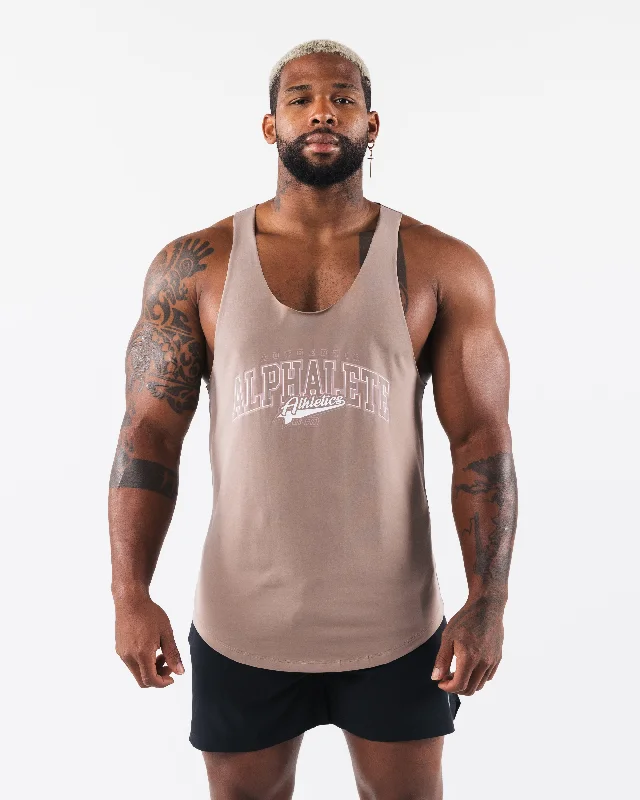 Men's Shirts with Mandarin CollarsStadium Raw Cut Tank - Sand