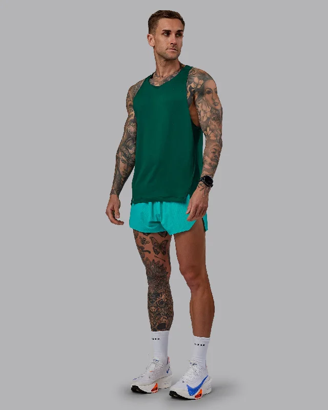 Men's Shirts with Scoop NecksPace Running Tank - Malachite