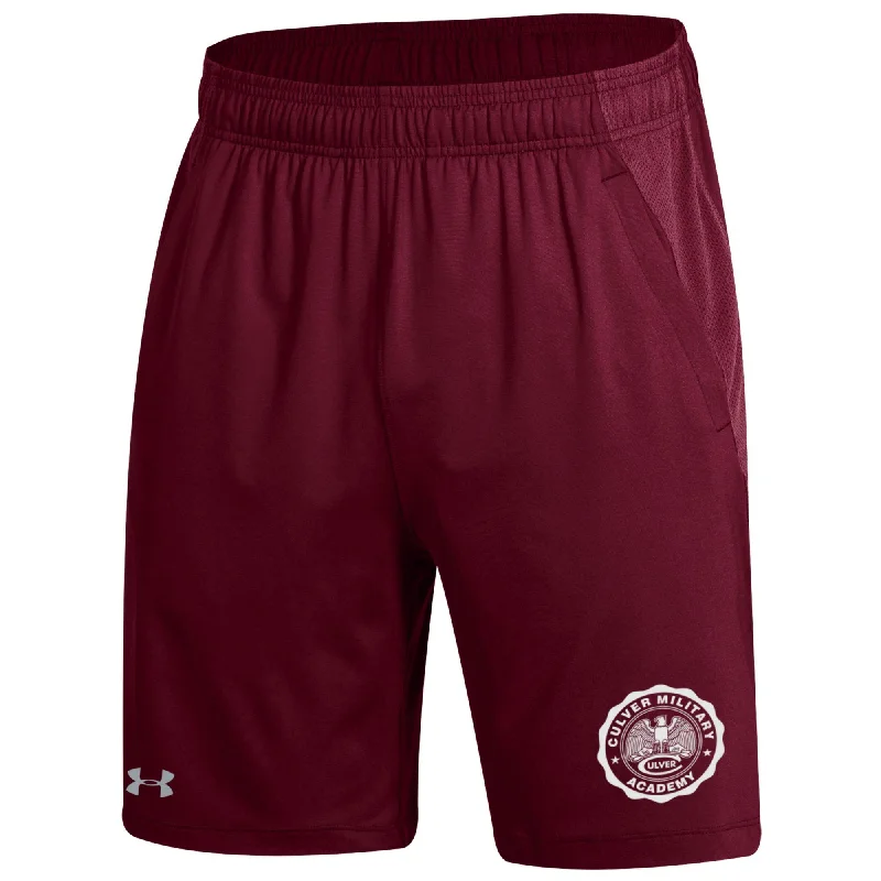 Men's Party Pants for a Fun Night OutUnder Armour Mens Culver Seal Tech Short - Maroon