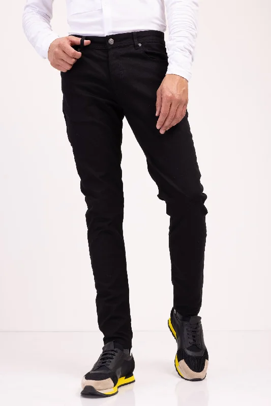 Men's Jeans for a Casual LookSlim Cut Everyday Denim Jeans - Black