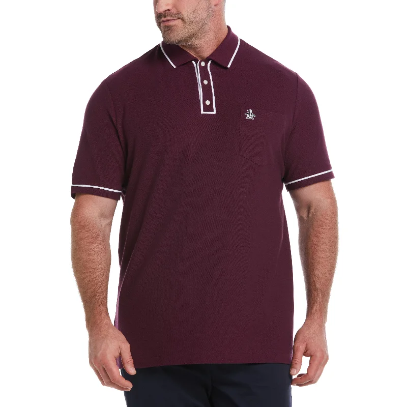 Men's Shirts with Spread CollarsBig & Tall Organic Earl™ Polo