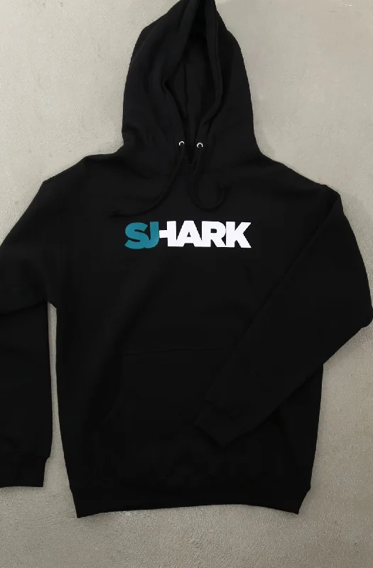 Durable Men's Canvas HoodiesBreezy Excursion X Adapt :: Shark (Men's Black Hoody)