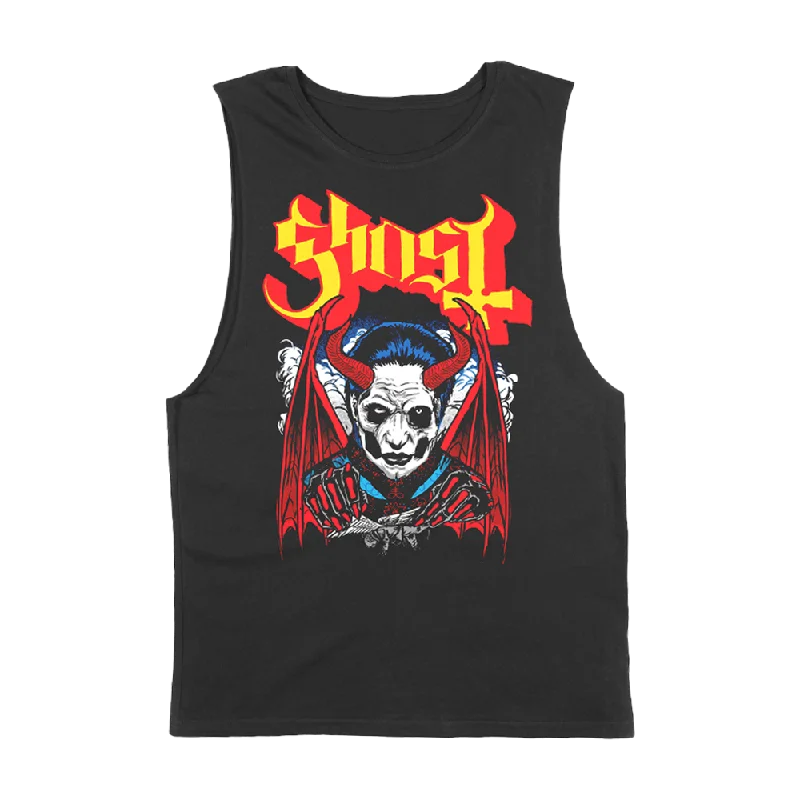 Men's Shirts with High NecksDemonic Muscle Tee