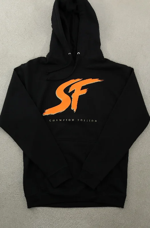 Men's Hoodies for Every OccasionES EF :: Champion Edition (Men's Black/Orange Hoody)