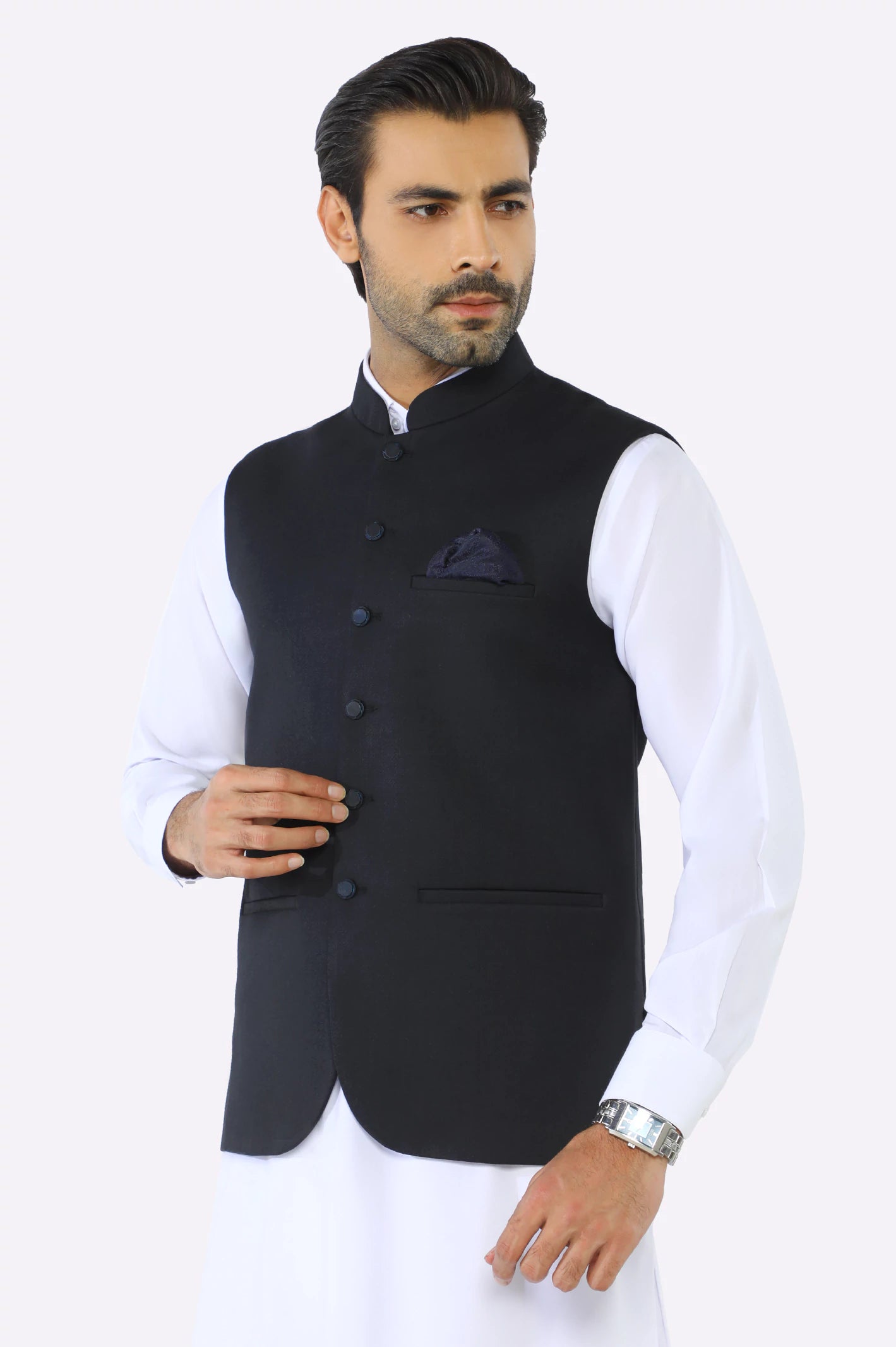 Men's Coats with Removable LiningsCharcoal Waistcoat