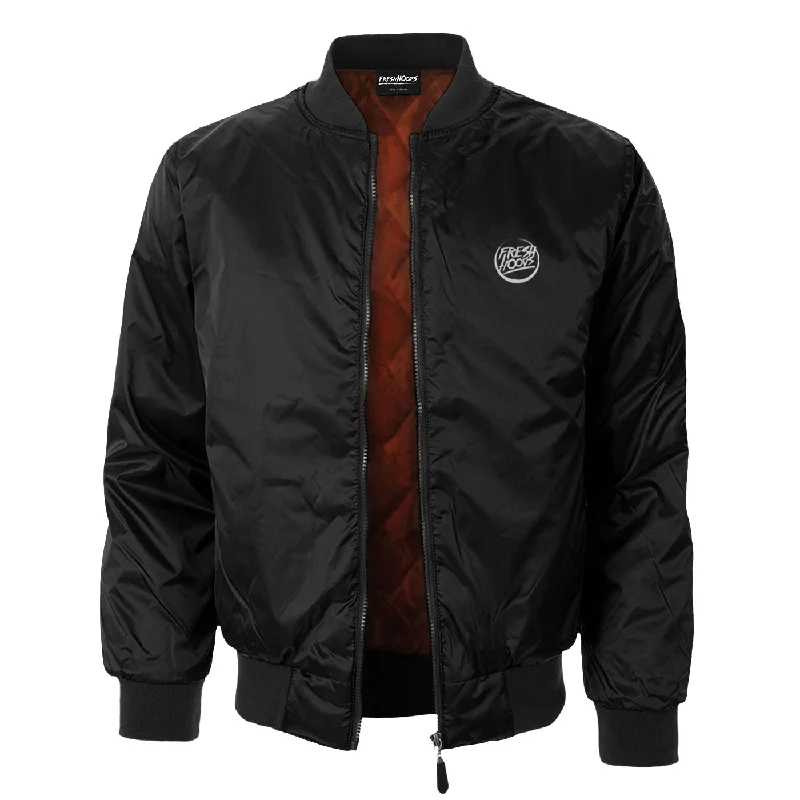 Men's Coats with ZippersGeometric Tiger Bomber Jacket