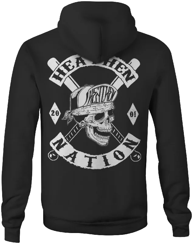 Men's Hoodies with Adjustable HoodsHeathen Nation Pullover Hoodie