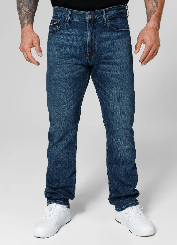 High-Quality Men's JeansHIGHLANDER Long Navy Wash Jeans