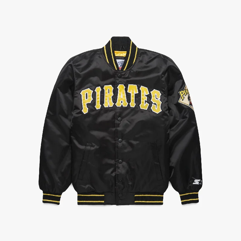 Men's Coats for LayeringHOMAGE X Starter Pirates Satin Jacket