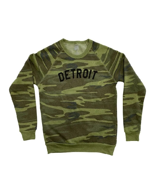 Men's Hoodies for CampingInk Detroit Crewneck Sweatshirt - Camouflage