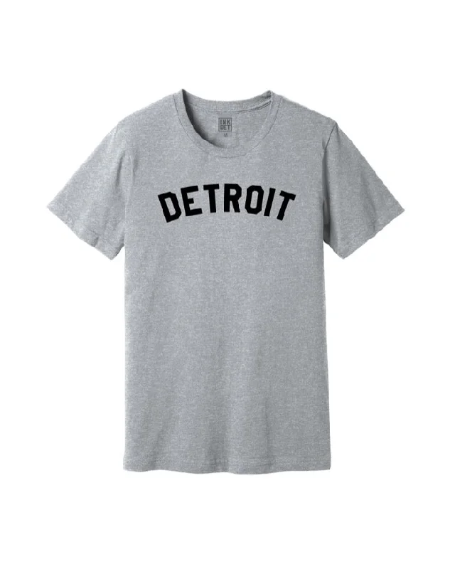 Men's Hoodies with Wind-Resistant FabricInk Detroit Basic T-Shirt - Heather Grey