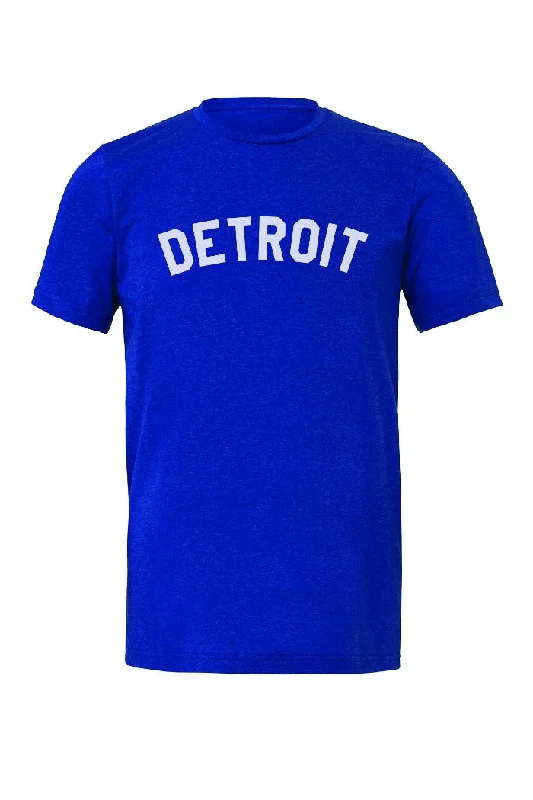 Trendy Men's Patterned HoodiesInk Detroit Basics T-Shirt - Heather Royal Blue