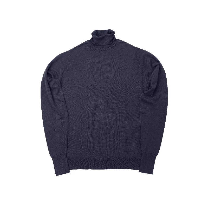 Men's Sweaters with Short SleevesJohn Smedley Richards Merino Wool Midnight Pullover