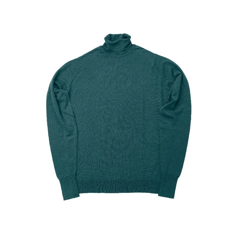 Men's Sweaters in Earthy TonesJohn Smedley Richards Merino Wool Pine Pullover