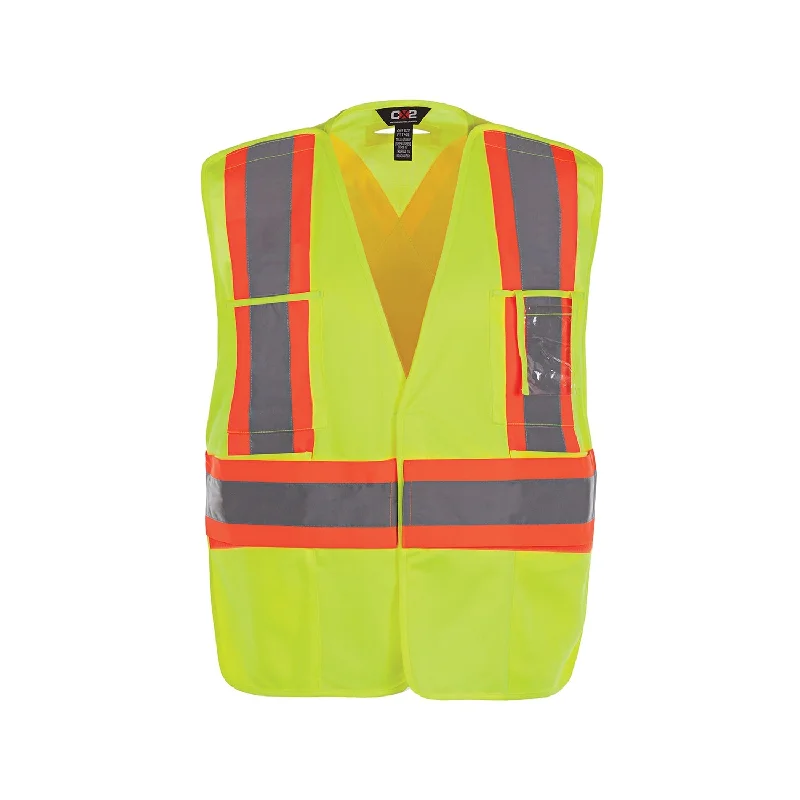 Essential Men's Puffer JacketsL01170 - Protector - Tricot Hi-Vis 5 Point Tear Away Vest - One Size