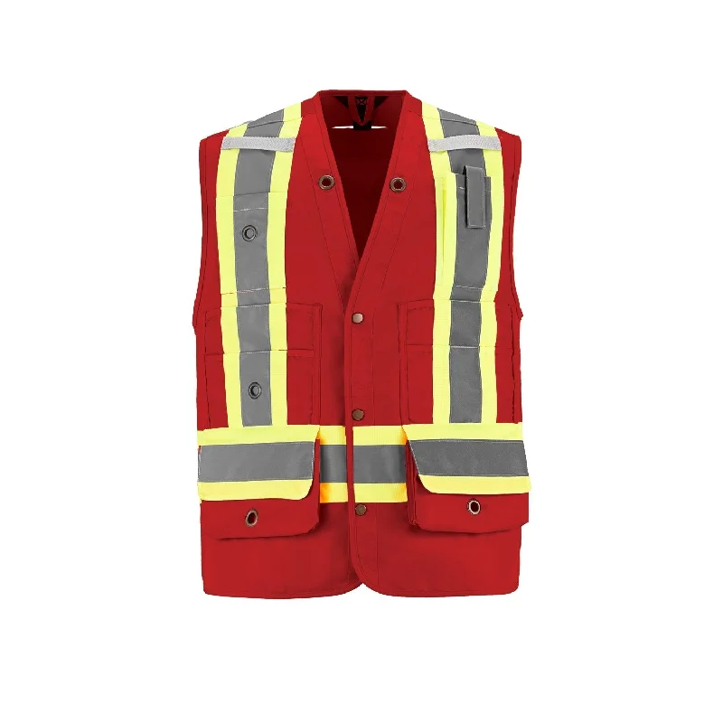 Men's Coats for WorkL01190 - Surveyor - Hi-Vis Surveyor’s Vest - Sized