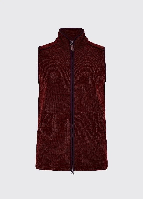 Men's Coats with LiningLifford Fleece Gilet - Ox Blood