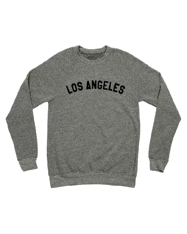 Men's Hoodies for StreetwearLos Angeles Basics Crewneck Sweatshirt - Heather Grey