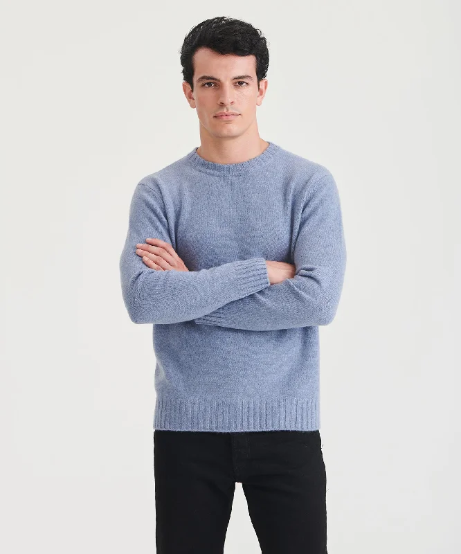 Men's Sweaters in Pastel ShadesLuxe Cashmere Crewneck Sweater