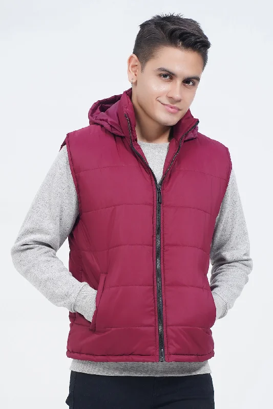 Men's Coats with Buttons"AGATHON" Puffer Jacket Outerwear