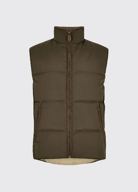 Elegant Men's Wool CoatsGraystown Down Gilet - Olive