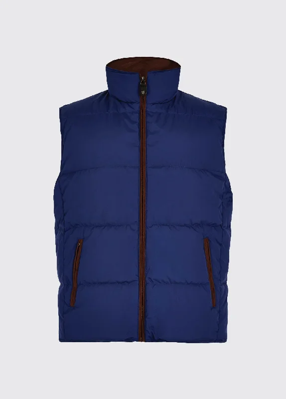 Men's Coats with Stretch FabricGraystown Down-filled Gilet - Peacock Blue