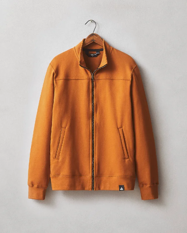 Men's Coats with Hand WarmersMoto Full Zip - Caramel Cafe