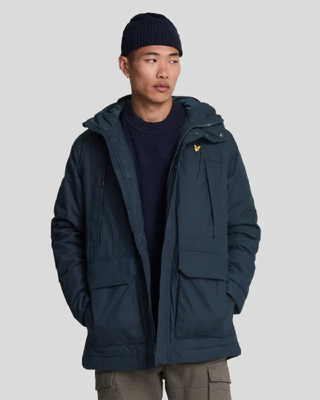 Men's Coats with Synthetic InsulationMicrofleece Parka