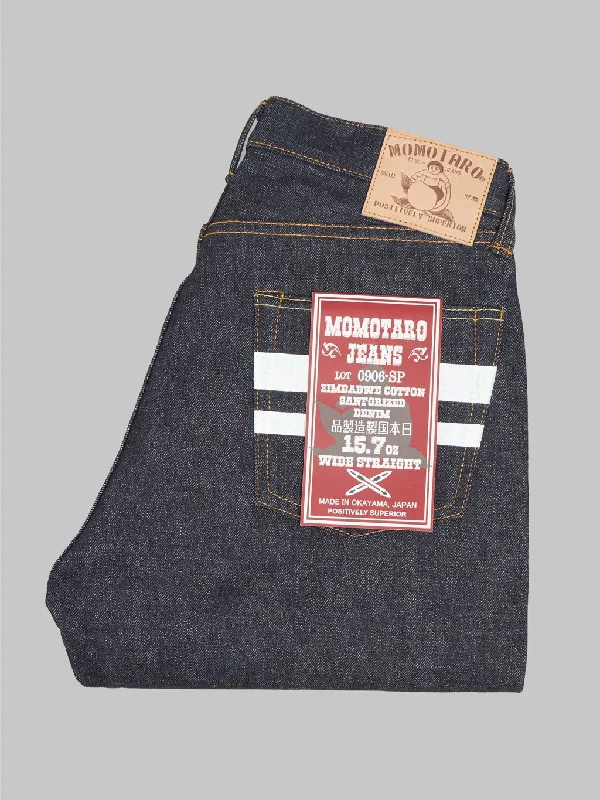 Flexible Stretch Men's JeansMomotaro 0906-SP Going To Battle 15.7oz Classic Straight Jeans