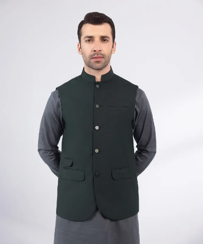 Essential Men's Puffer JacketsTropical Fabric Waistcoat