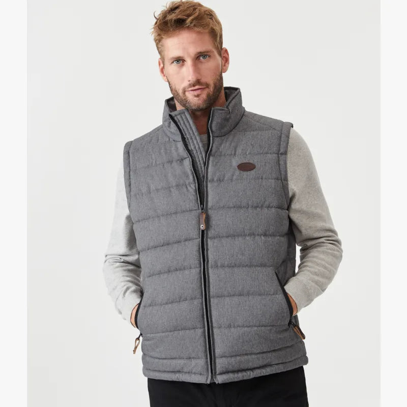 Men's Coats Made in ItalyR.M.Williams - Patterson Creek Vest - Grey Marle