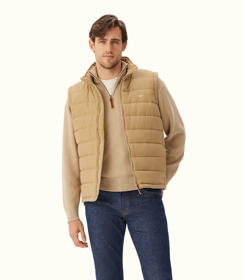 Men's Coats with HoodsR.M.Williams - Patterson Creek Vest - Sandstone