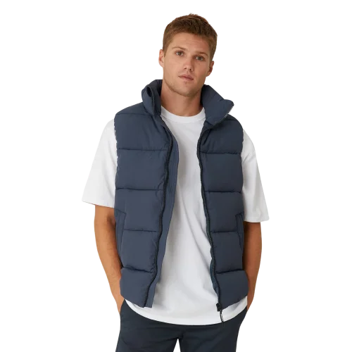 Men's Coats for Big and TallThe Hanam Puffer Vest - Petrol