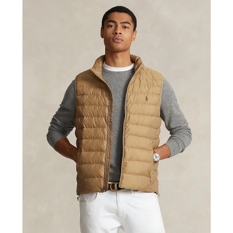 Men's Coats for All SeasonsPackable Puffer Vest - Khaki