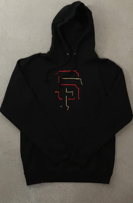 Men's Hoodies with Sublimated GraphicsSF Eclipse (Men's Black/Red Hoody)