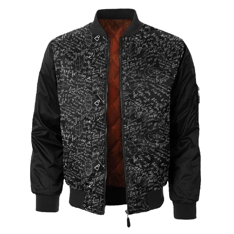 Men's Coats with Embroidered DetailsTheta Bomber Jacket