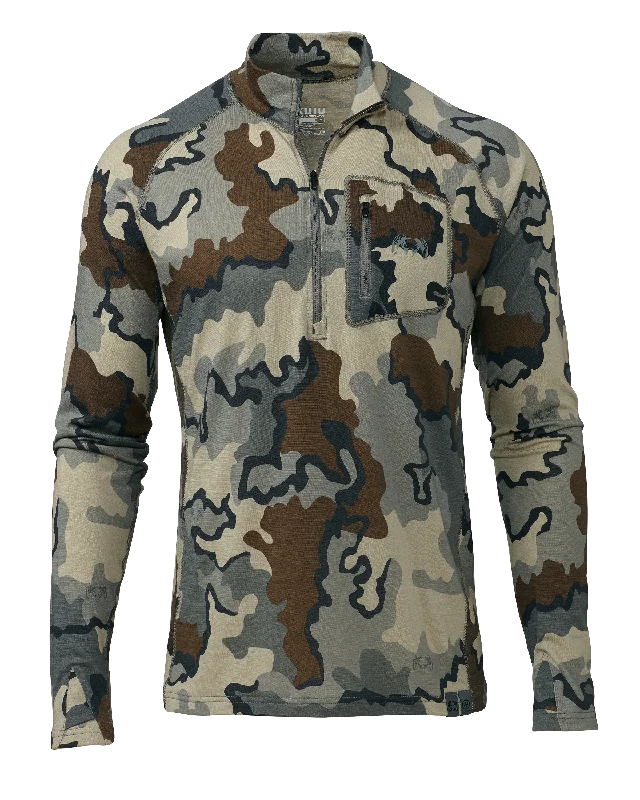 Men's Shirts with Contrast CollarsULTRA Merino 145 Zip-T Hunting Shirt | Vias